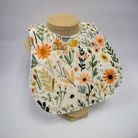 Baby Bib - Peachy Floral