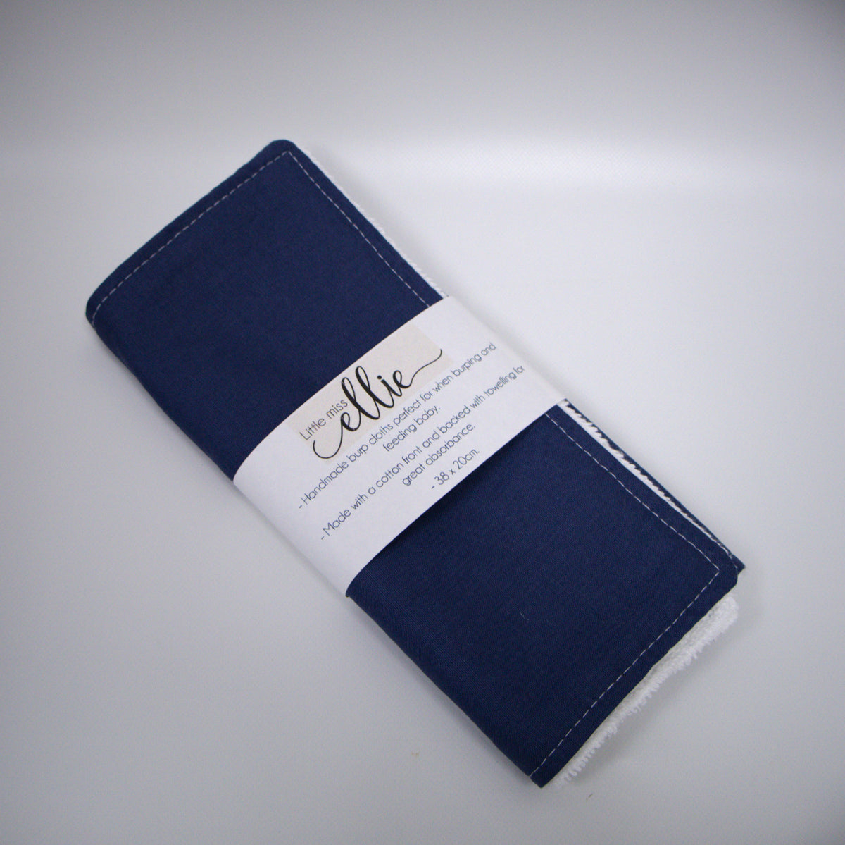 Burp Cloth  - Navy