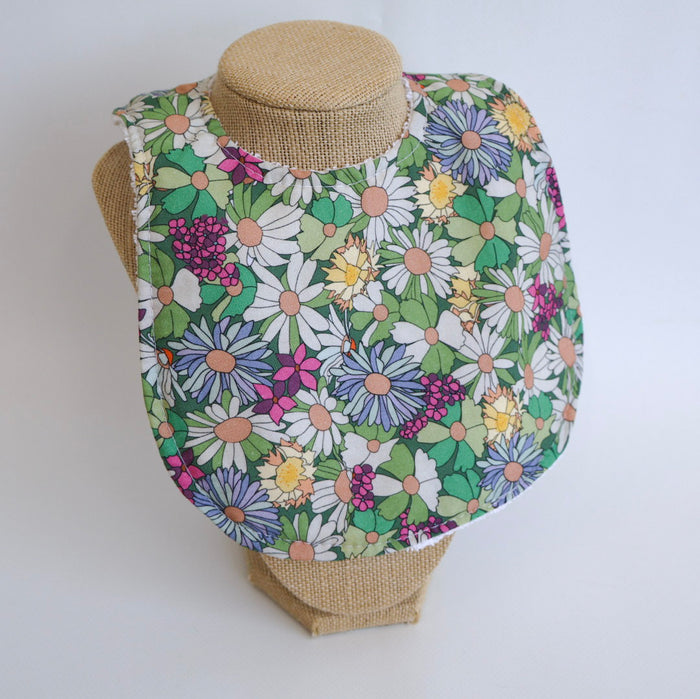 Baby Bib - Sage Floral