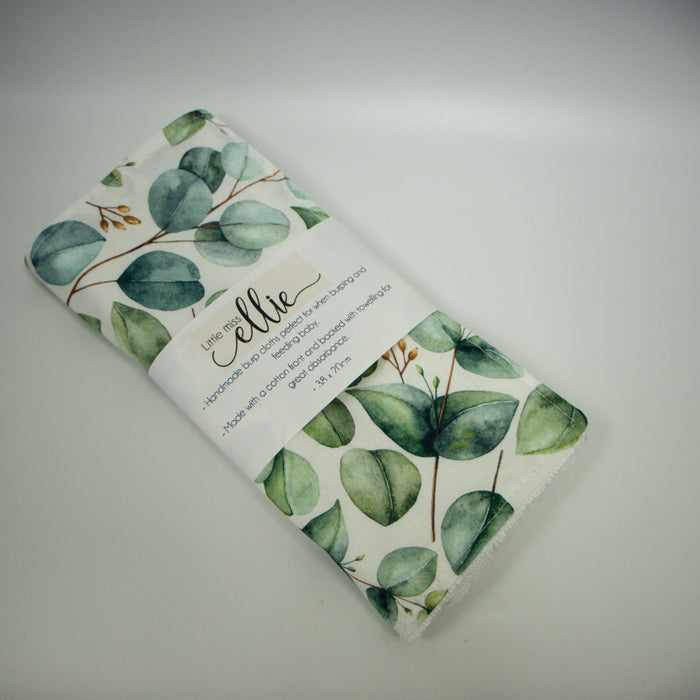 Burp Cloth  - Bright Eucalyptus