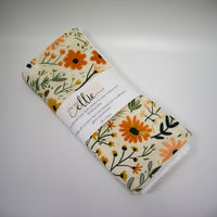 Burp Cloth  - Peachy Floral