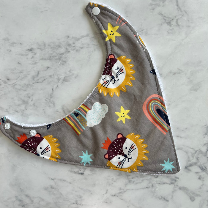 Handmade Bandana bibs - Lion
