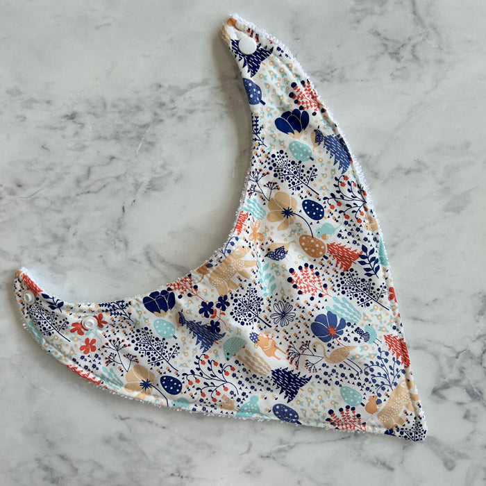 Handmade Bandana bibs - Woodland