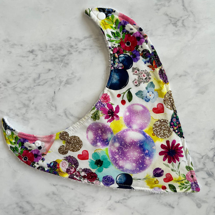 Handmade Bandana bibs - Mini Mouse