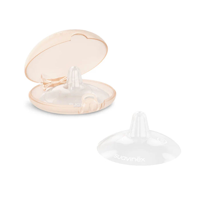 SUAVINEX SILICONE NIPPLE SHIELDS WITH STORAGE BOX