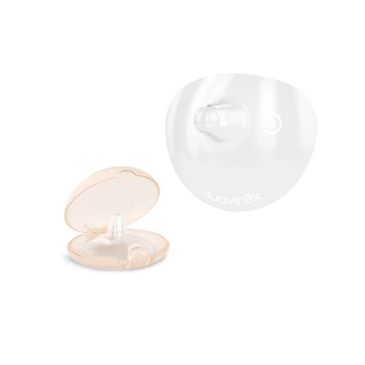 SUAVINEX SILICONE NIPPLE SHIELDS WITH STORAGE BOX