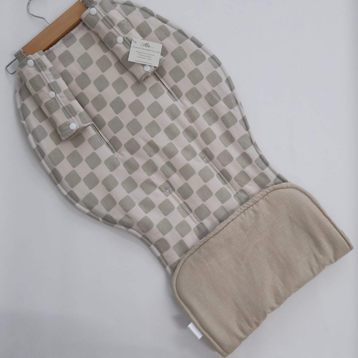 Universal Pram Liners - Sage Check