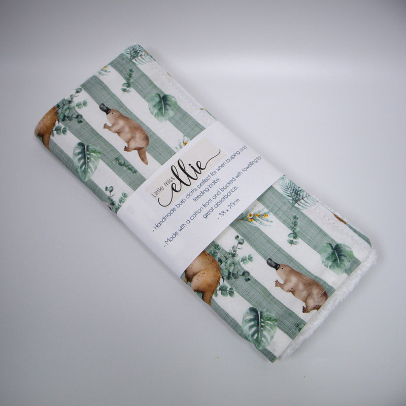 Burp Cloth  - Australian animals