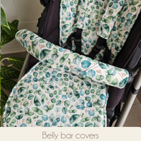 Pram Accessories l Strap covers, belly bar covers, handle bar covers