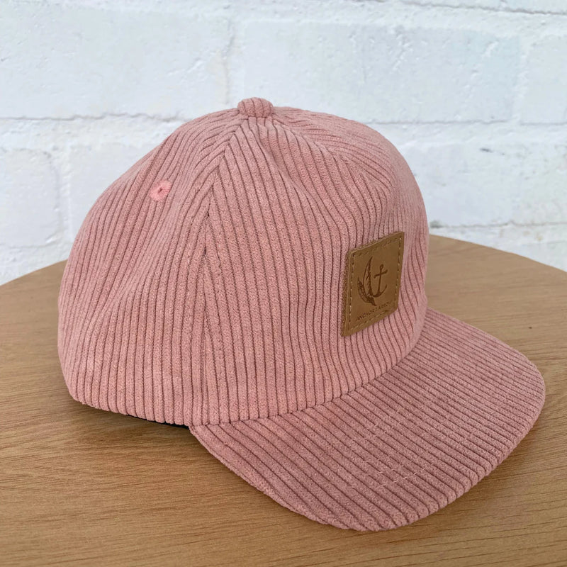 Corduroy snap back hat