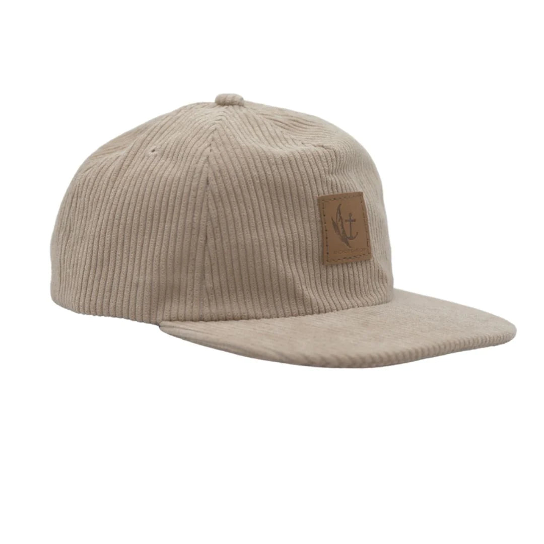 Corduroy snap back hat