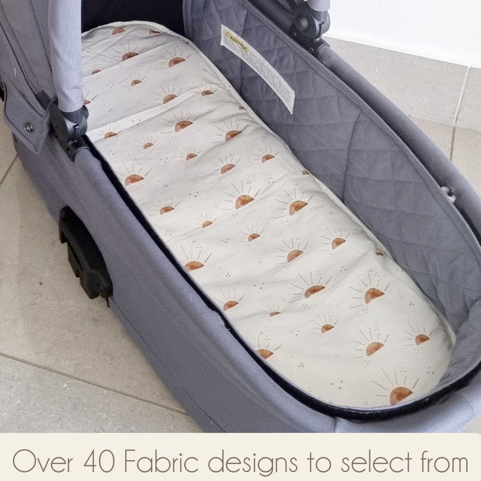 Custom fit pram bassinet liner