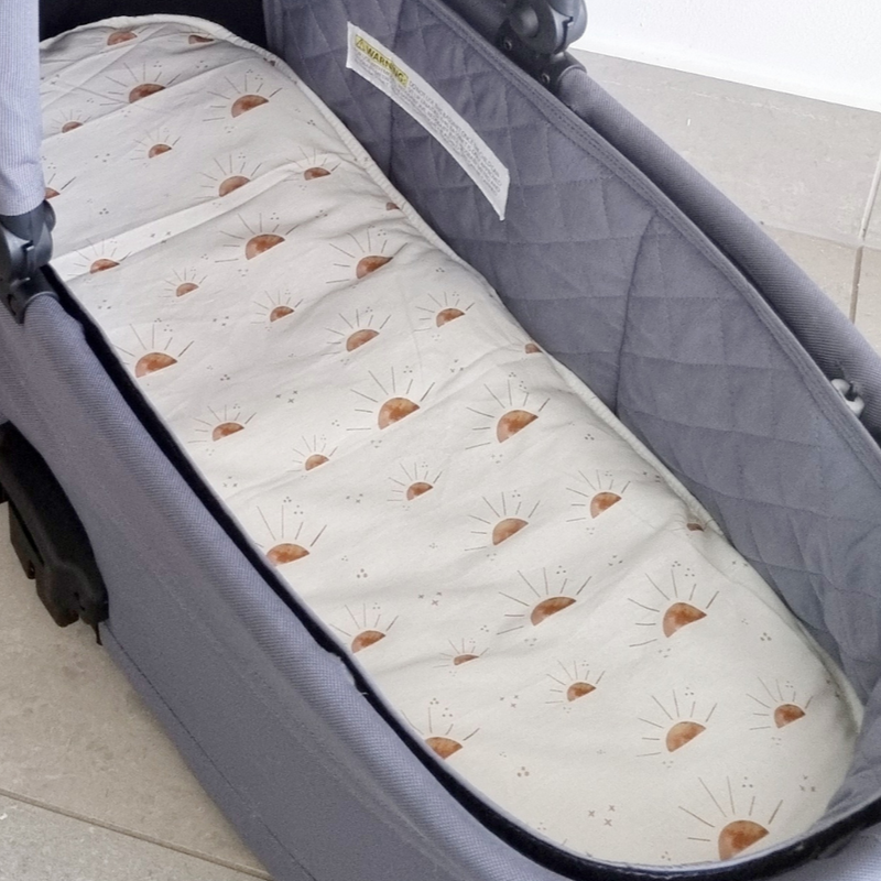 Custom fit pram bassinet liner LittleMissEllie