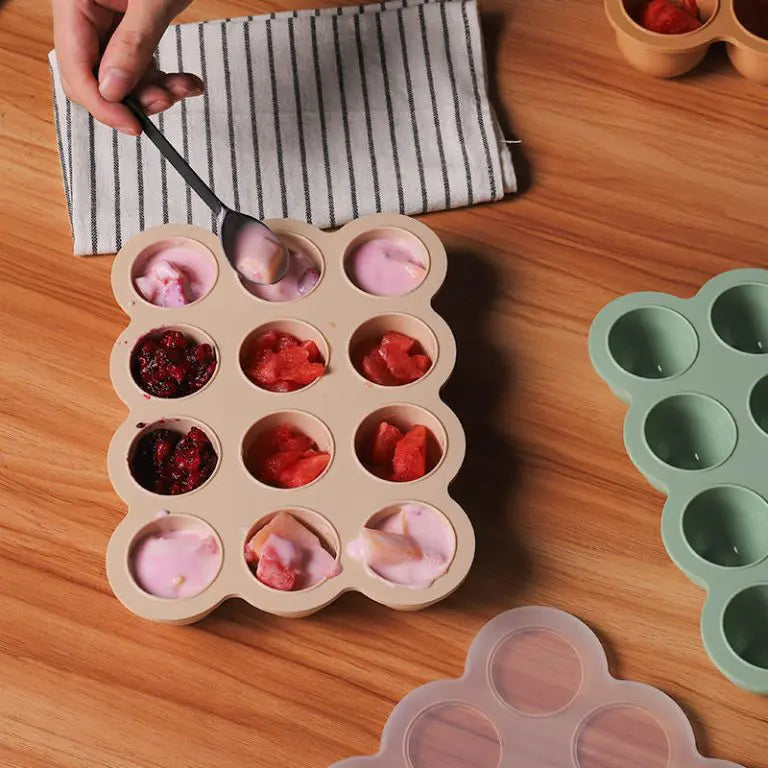 Silicone Feeder Frozen Food Tray – 12 Compartments 30ml