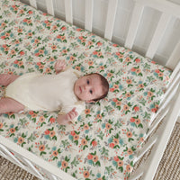 Fitted cot sheet - Handmade