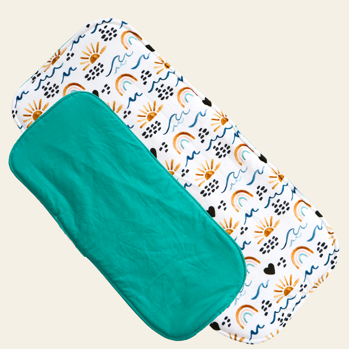 Universal Pram Bassinet Liner - waves