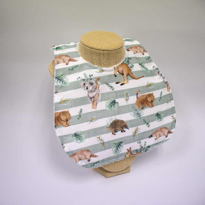 Baby Bib - Australian animals