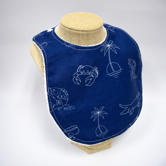 Baby Bib - NT Navy