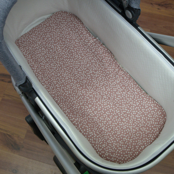 Universal Pram Bassinet Liner - Peachy Floral