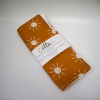 Burp Cloth  - Rust Suns