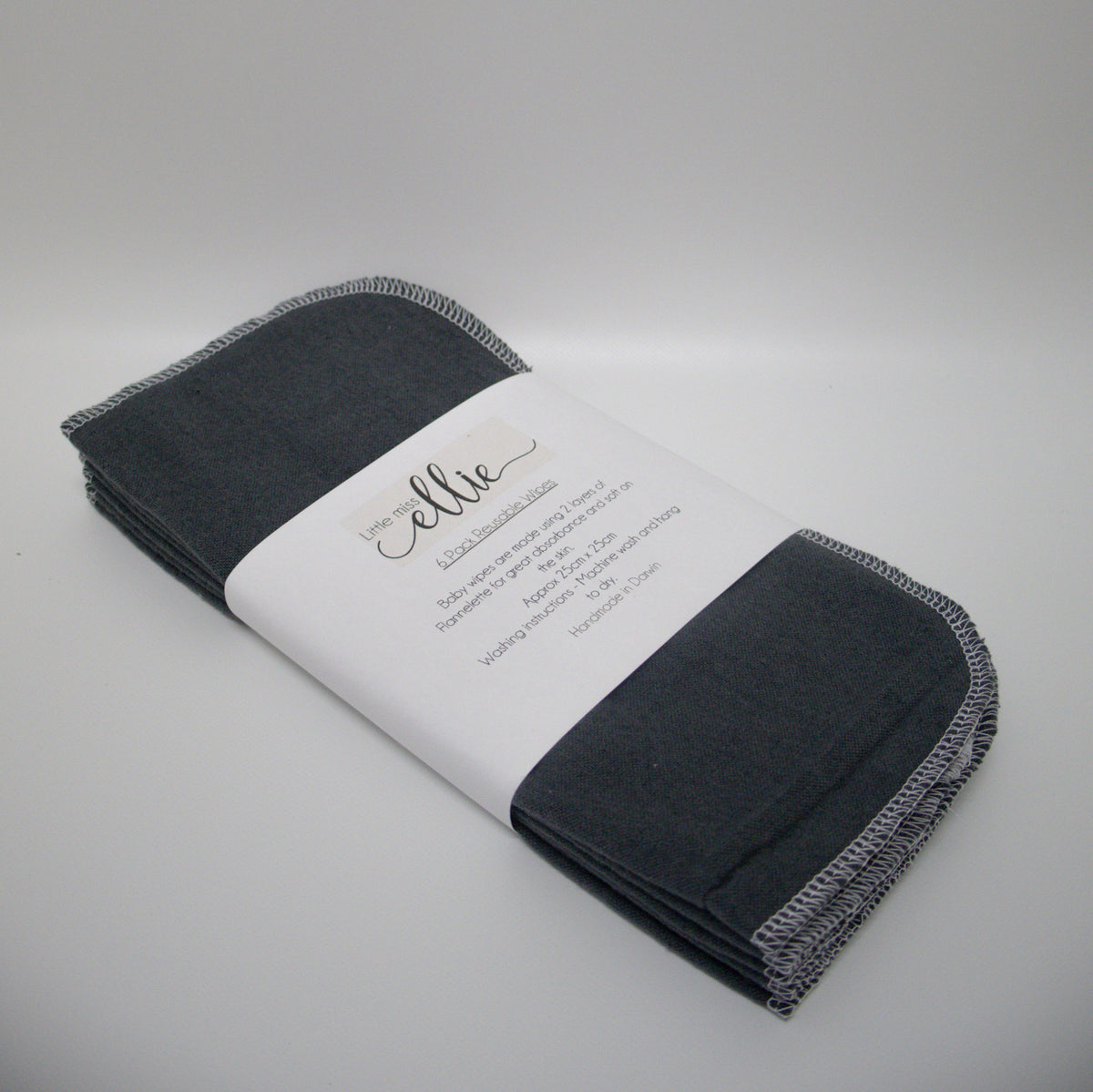 Reusable Baby Wipes - Gray