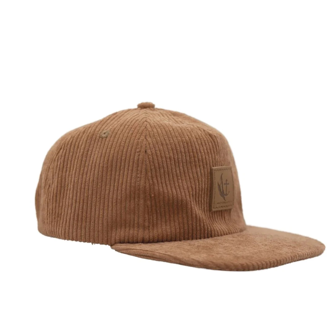 Corduroy snap back hat