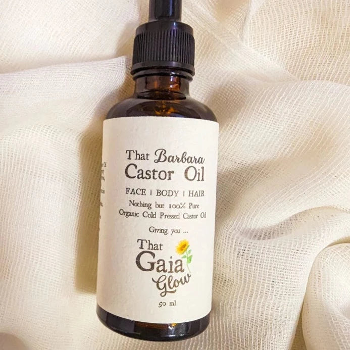 Organic Cold Pressed Castor Oil 10ml - That Gaia Glow