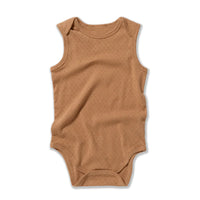 Pointelle Sleeveless Body Suit - Fibre for Good