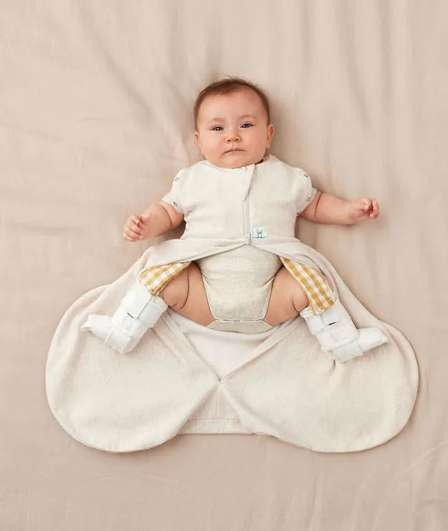 Oatmeal Hip Harness Cocoon Swaddle Bag 1.0 TOG - Ergo Pouch