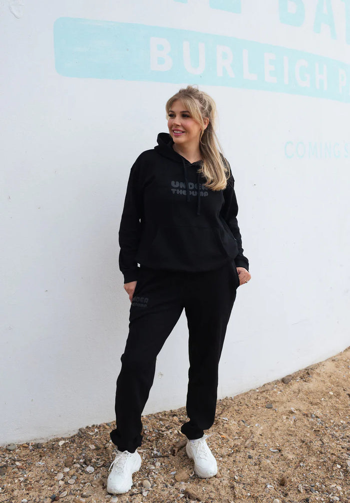 Black Breastfeeding Zip Tracksuit