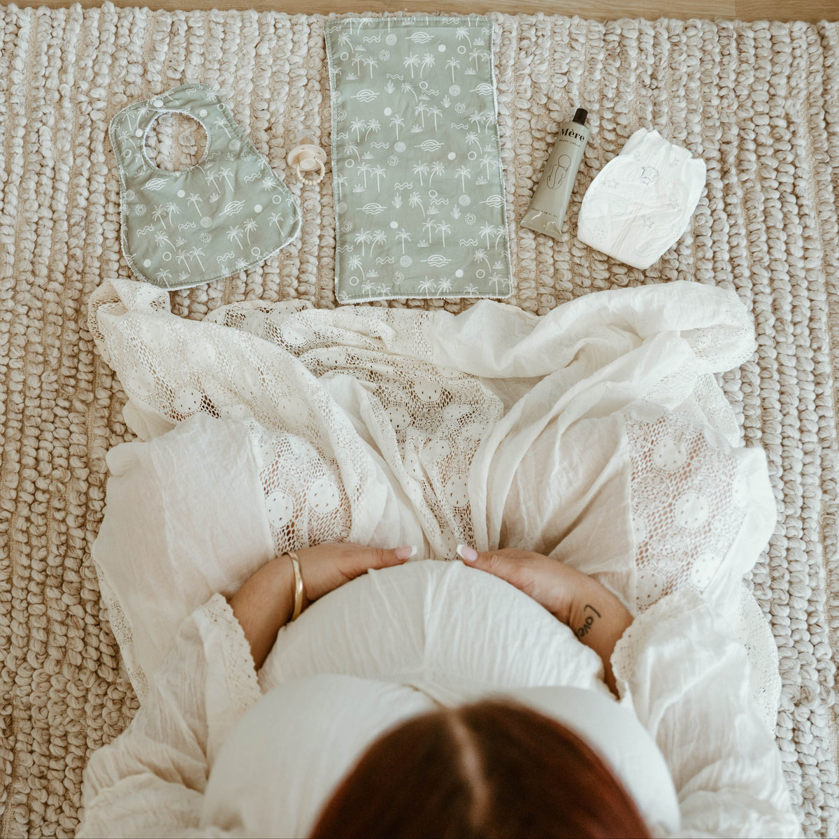 Burp Cloths - Wild Sage Collection