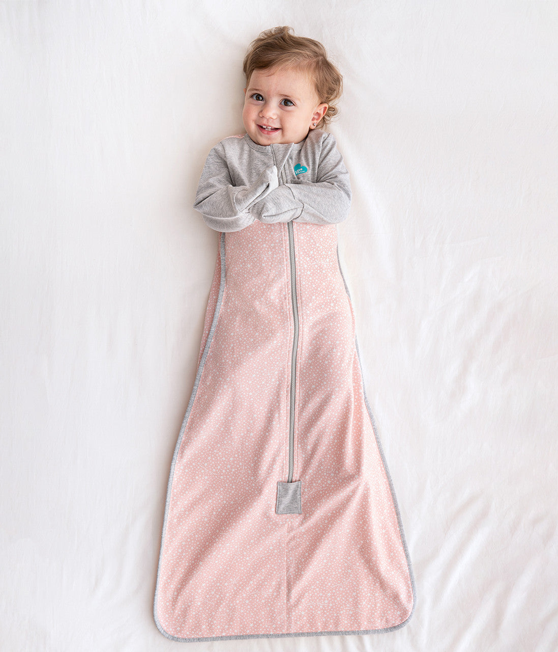 Long Sleeve Sleep Bag Original Stardust Dark Pink