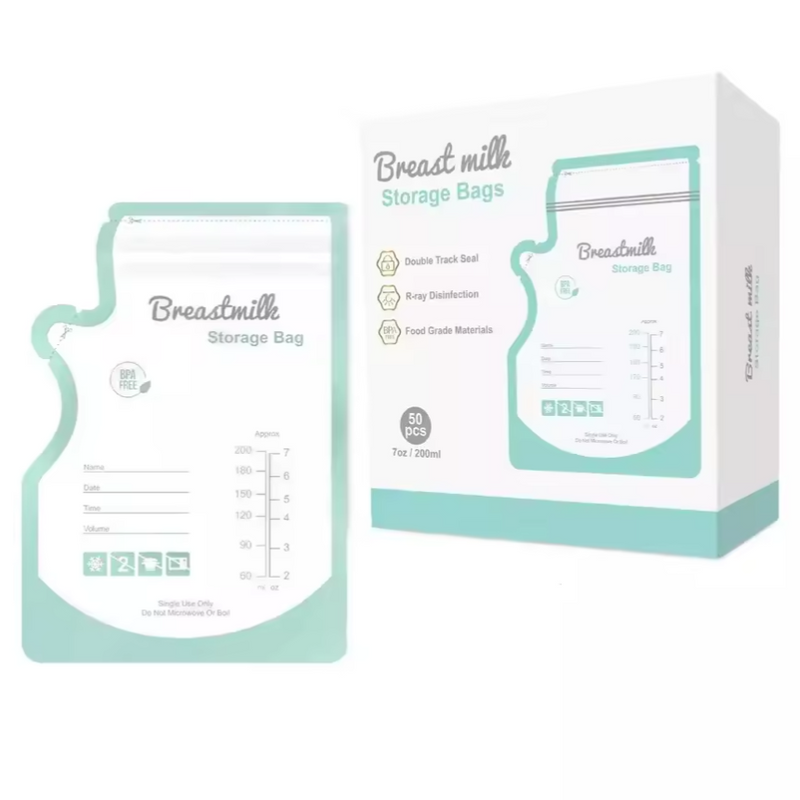 Disposable Breast Milk Storage Bag 200ml - 50 Pack