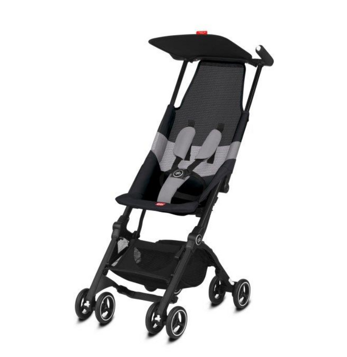 Pockit Air All-Terrain Stroller. Velvet Black travel pram