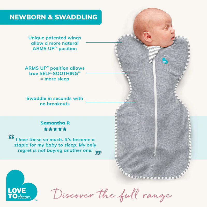 Swaddle Up™ Original 1.0 TOG Dreamer White