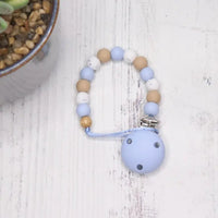 Dummy Clip Silicone – zebrababies - 5 colours available