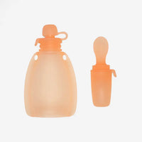 Reusable Yoghurt and Puree Lfgb Silicone Pouch - 3 Colours