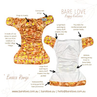 Bare Love Modern Cloth Nappy - Shell
