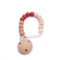 Dummy Clip Silicone – zebrababies - 5 colours available