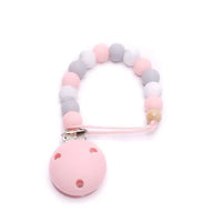 Dummy Clip Silicone – zebrababies - 5 colours available