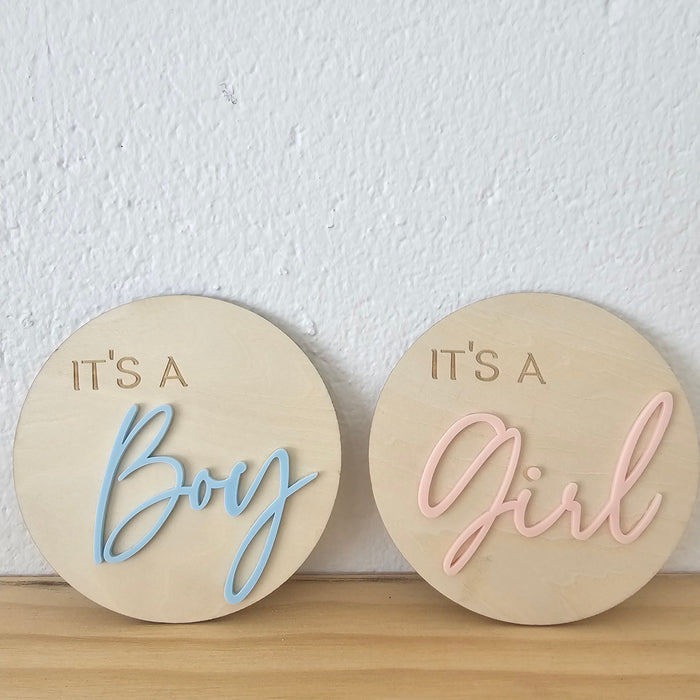 It’s a Boy!" / "It’s a Girl!" Announcement Disc