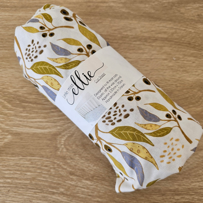 Fitted cot sheet - Handmade