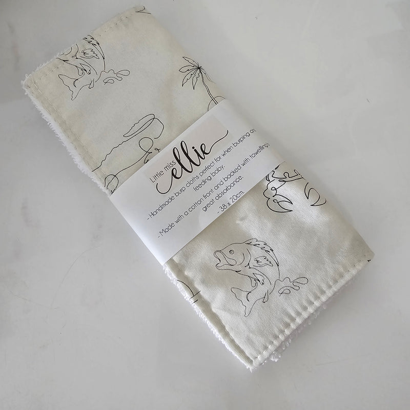 Handmade Burp Cloths