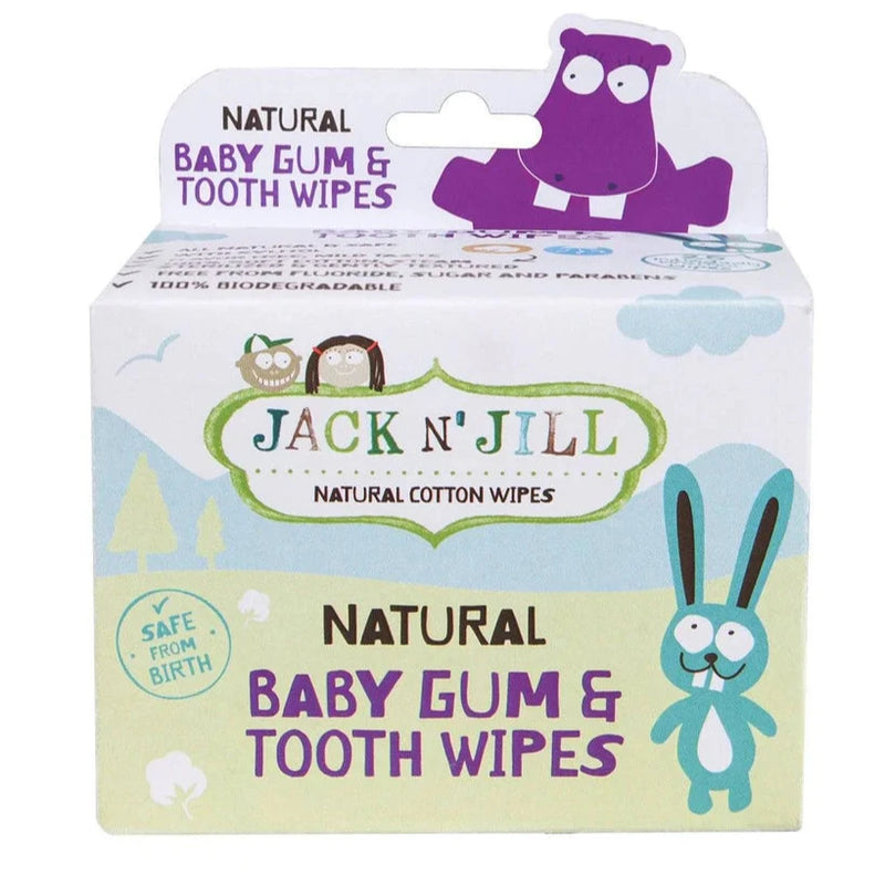 Natural Baby Gum & Tooth Wipes - 25 pack - Jack and Jill
